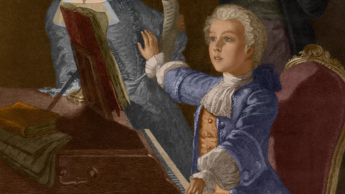 Wolfgang Amadeus Mozart demostró ser un niño prodigio en la música (Getty Images)