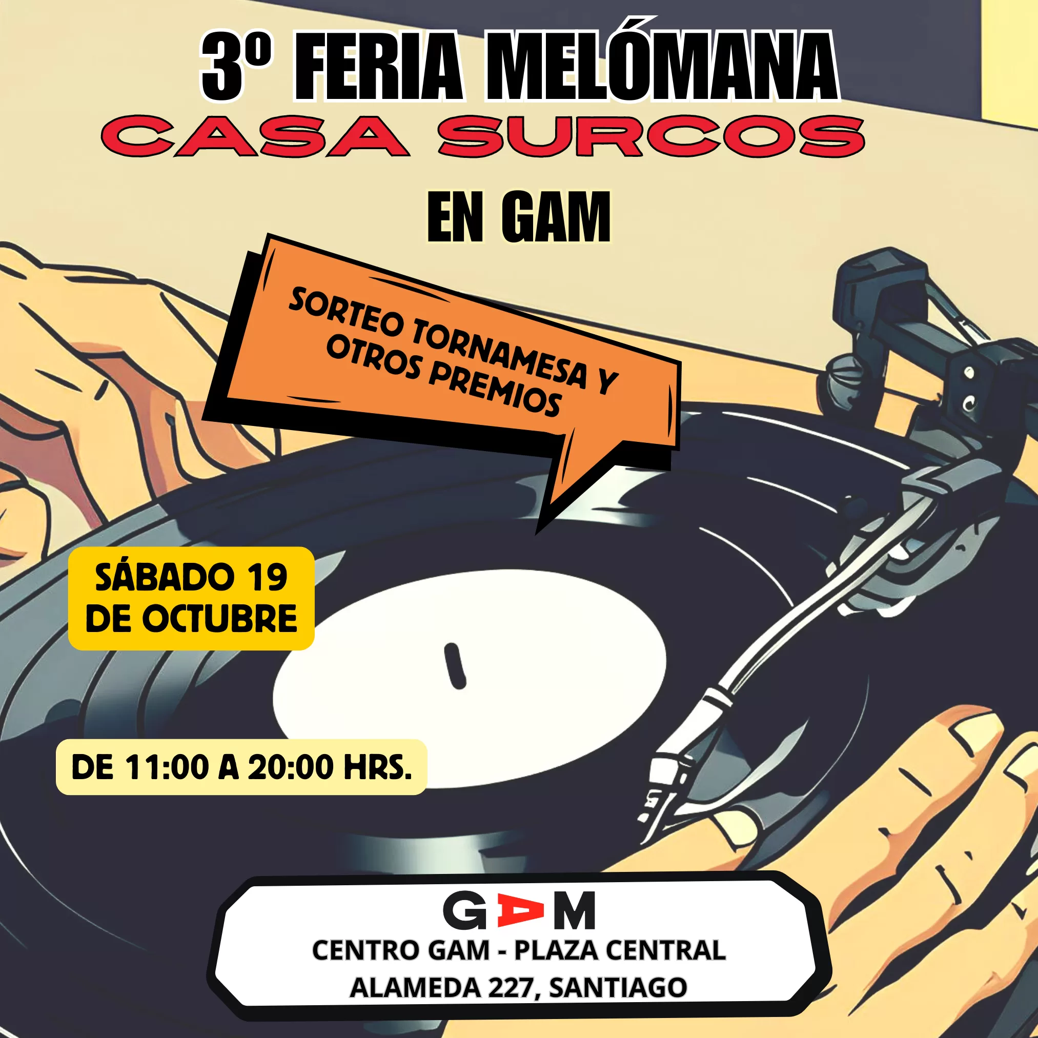 Afiche Feria GAM octubre