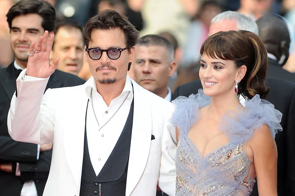 Johnny Depp y Penélope Cruz