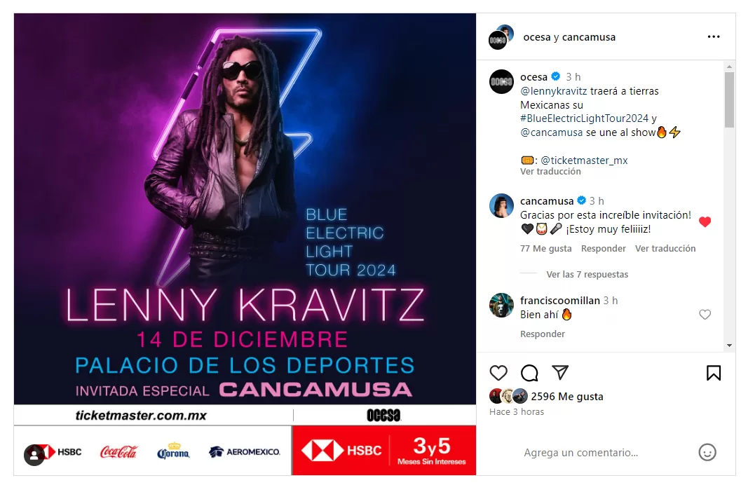 Lenny Kravitz Cancamusa