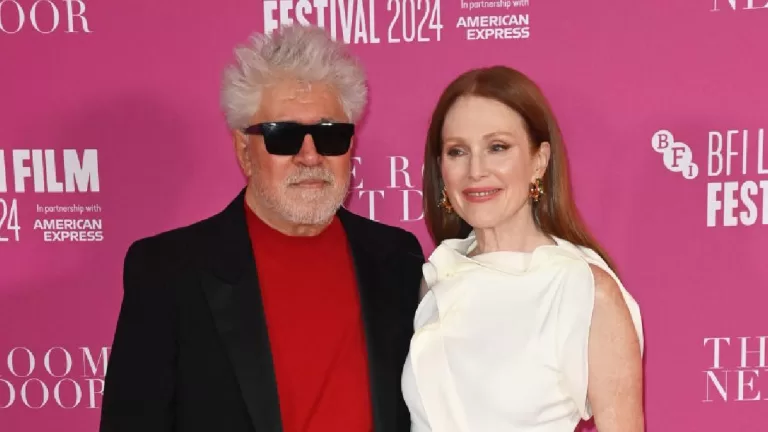 Pedro Almodóvar y Julianne Moore