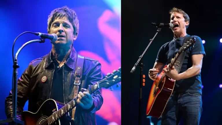 Noel Gallagher y James Blunt