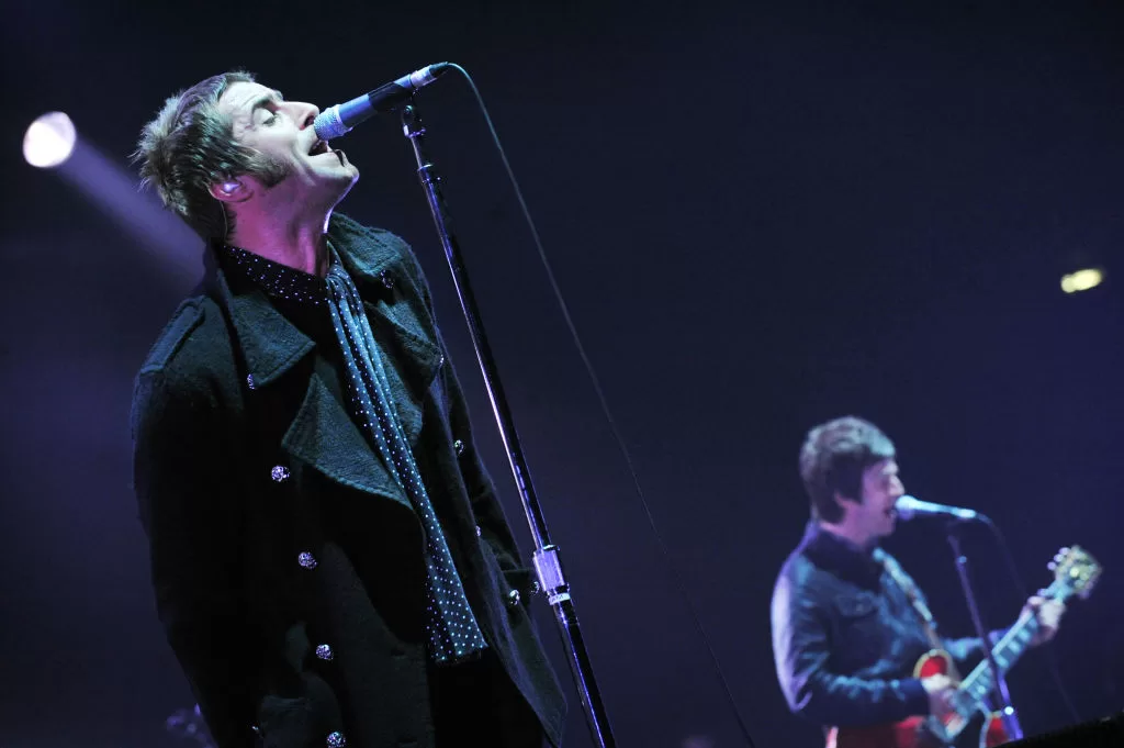 Liam y Noel Gallagher, Bruselas, 2009 | Getty Images