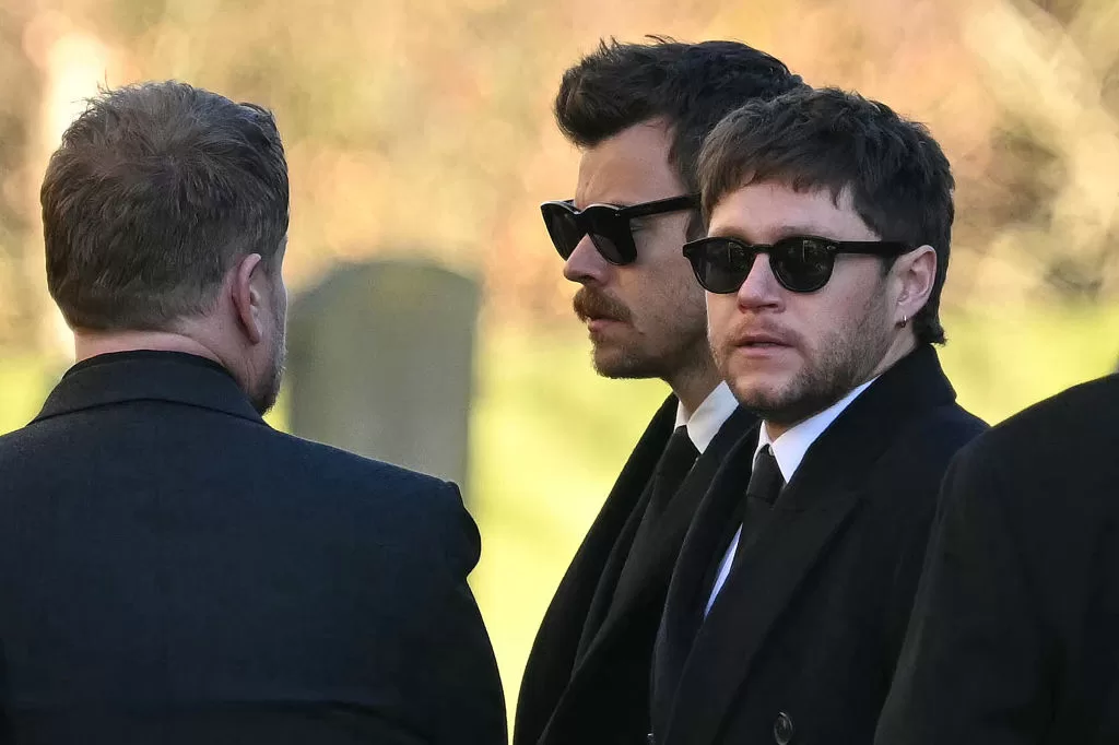 Harry Styles y Niall Horan en el funeral de Liam Payne, 2024 | Getty Images