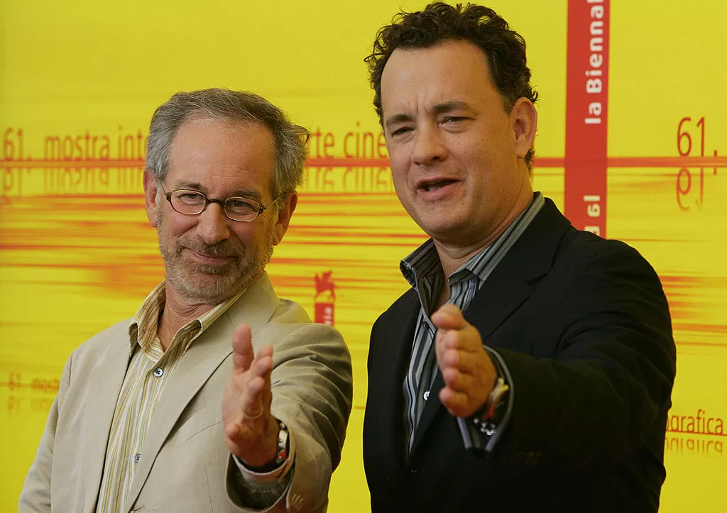 Steven Spielberg y Tom Hanks, 2004 | Getty Images