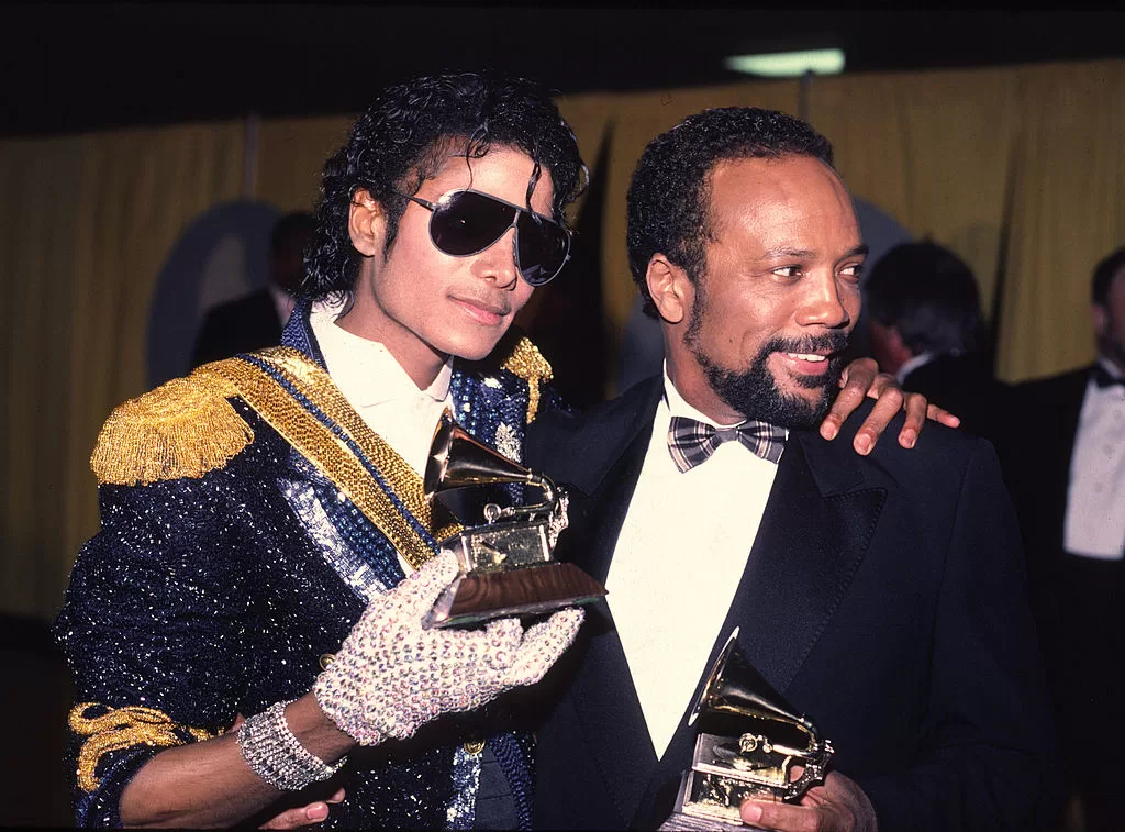 Michael Jackson y Quincy Jones, 1994 | Getty Images