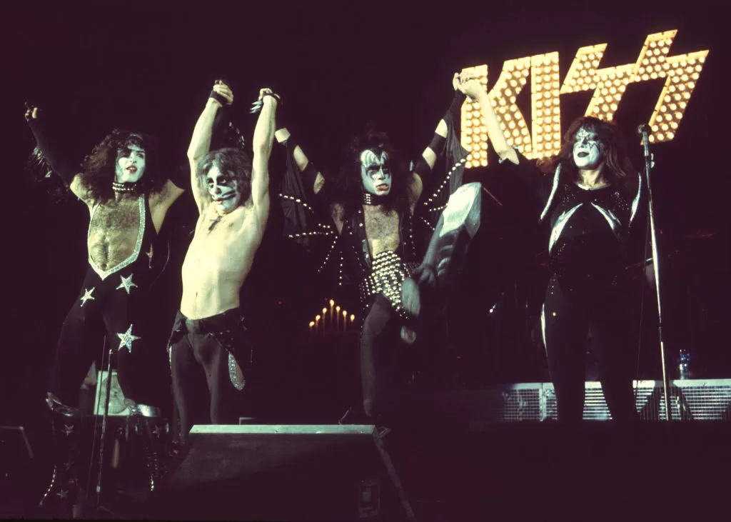 Kiss, Londres, 1976 | Getty Images