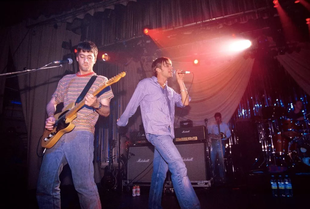 Graham Coxon y Damon Albarn, 1995 | Getty Images