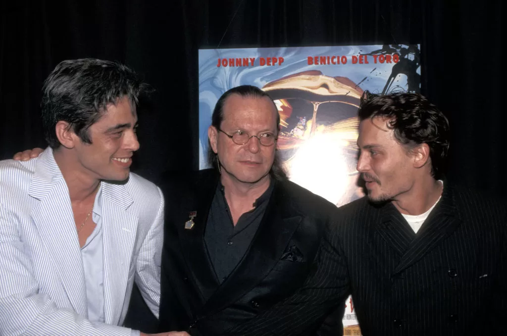 Benicio Del Toro, Terry Gilliam y Johnny Depp, New York | Getty Images 