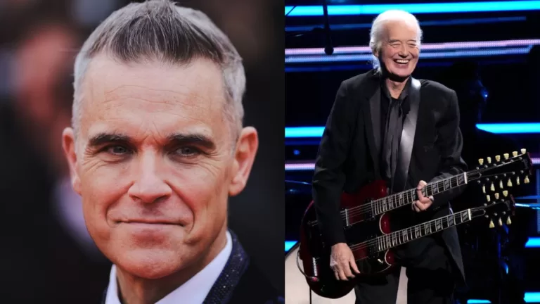 Robbie Williams y Jimmy Page