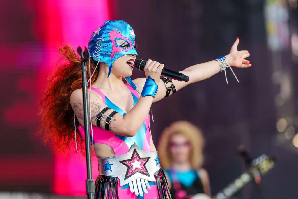 Chappell Roan en su presentación de Lollapalooza 2024. Foto: GettyImages. 