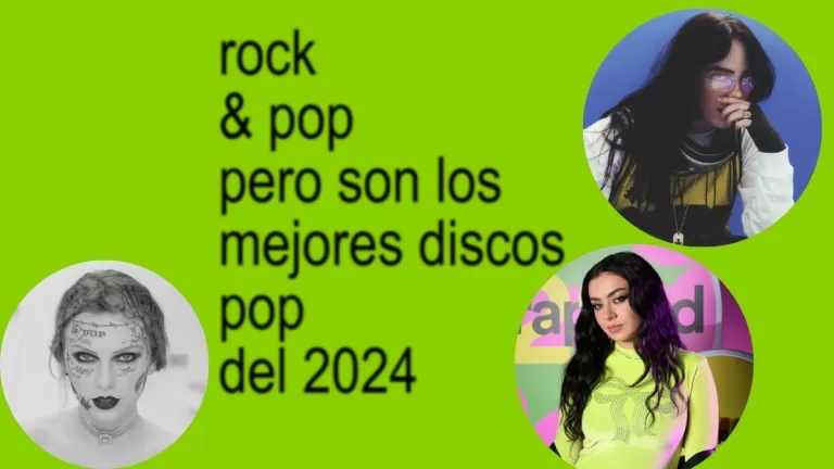 Mejores Discos de Rock and pop 2024