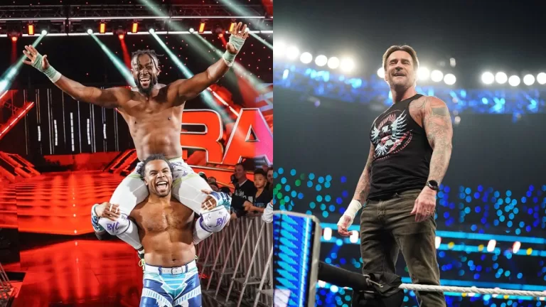 Monday Night RAW The New Day Cm Punk