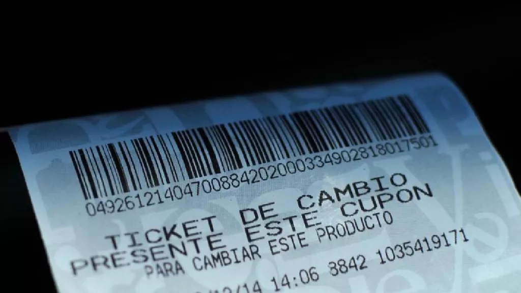 Ticket de cambio