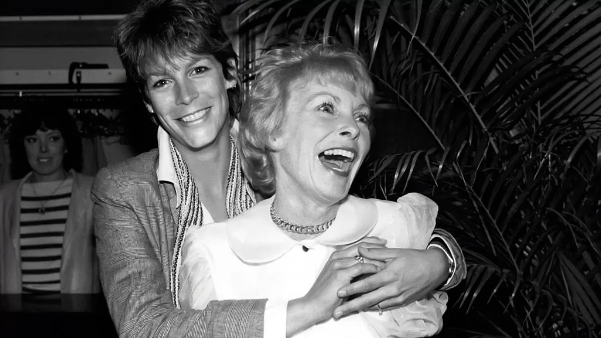 Jamie Lee Curtis y su madre. Foto: GettyImages.