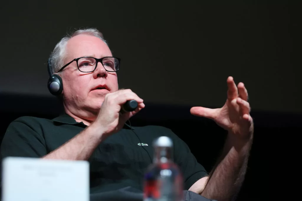 Bret Easton Ellis, en una conferencia de prensa | Getty Images