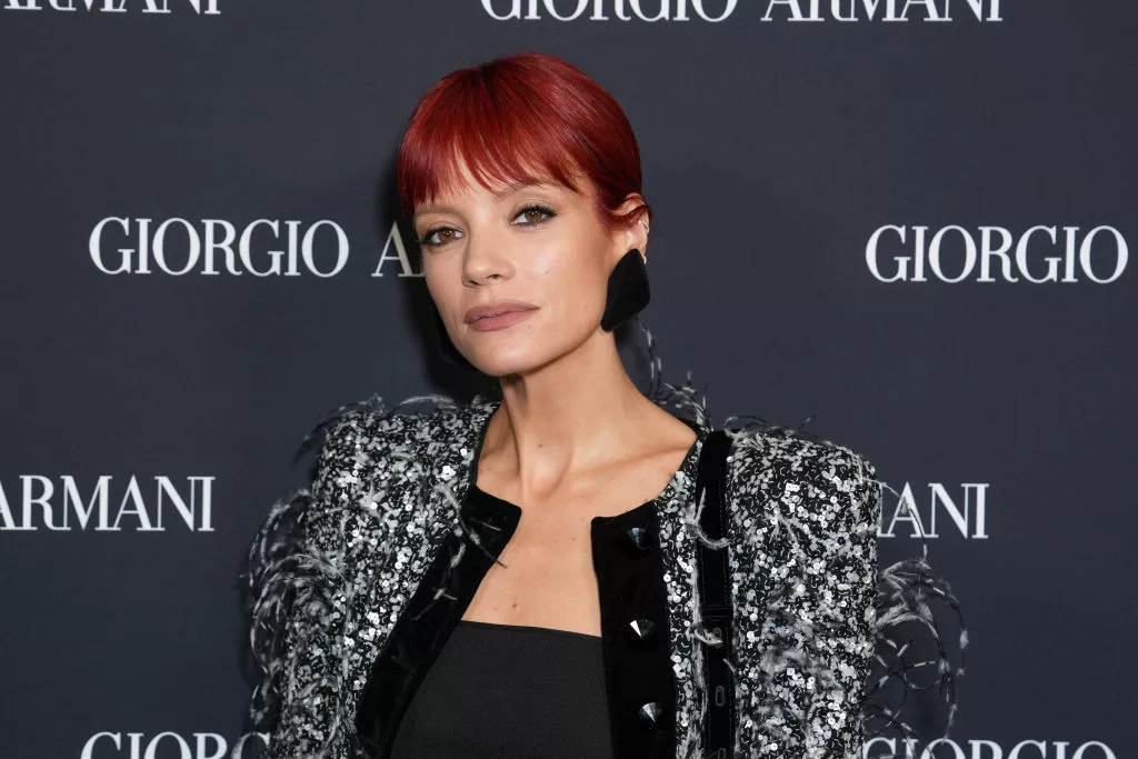 Lily Allen en un evento de Giorgio Armani, New York, 2024 | Getty Images