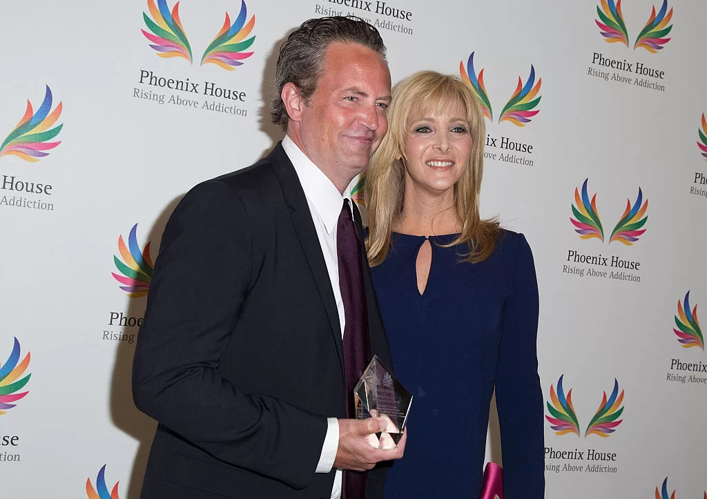 Matthew Perry y Lisa Kudrow en 2014 | Getty Images