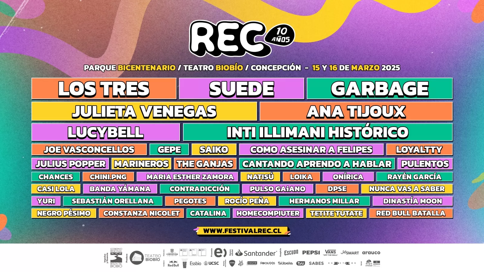 Lineup Festival REC 2025 16x9